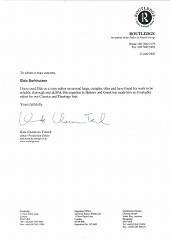 Copy-editing Testimonial Routledge, 2002