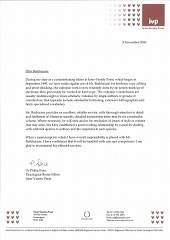Copy-editing Testimonial, Inter-Varsity Press, 2006