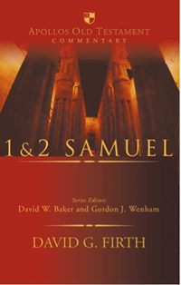 Cover of book Eldo copy-edited for Inter-Varsity Press: Apollos Old Testament Commentary, 1 & 2 Samuel